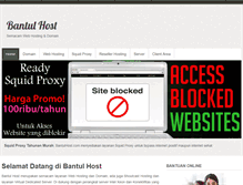 Tablet Screenshot of bantulhost.com